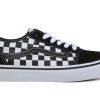 Giày Sneaker Vans Checkerboard Black Stripe Trắng Đen Big Si...