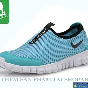 Giày Thể Thao Không Dây Nữ Xanh Dương DAB2